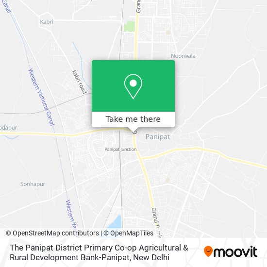 The Panipat District Primary Co-op Agricultural & Rural Development Bank-Panipat map