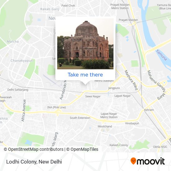 Lodhi Colony map