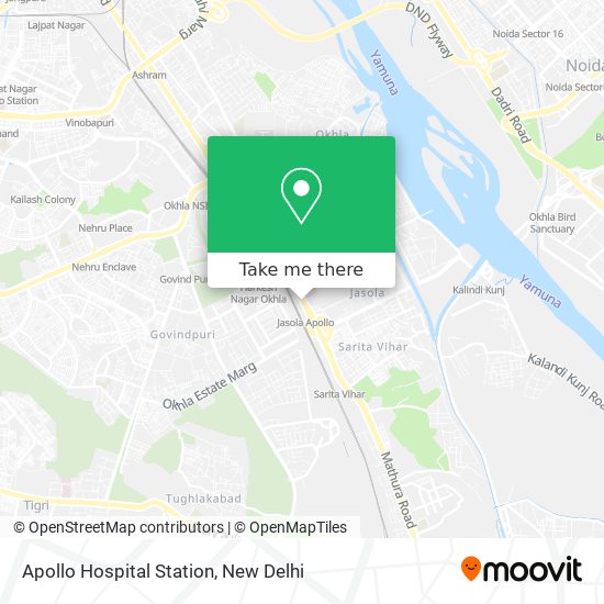 Apollo Hospital Station map