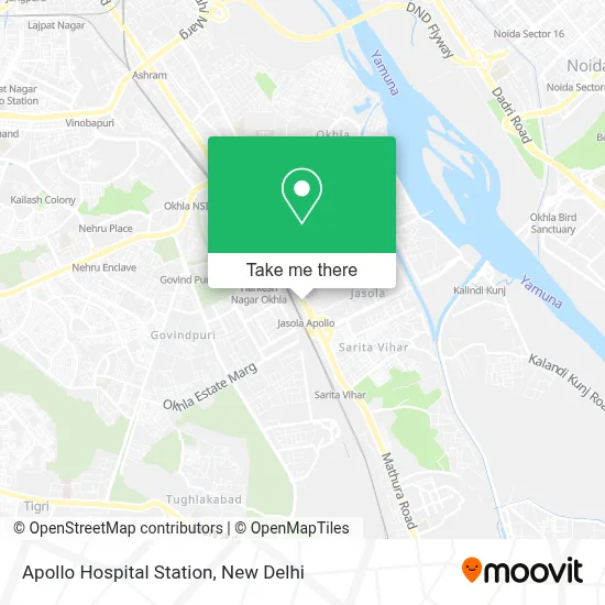 Apollo Hospital Station map