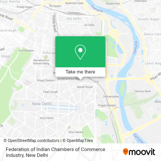 Federation of Indian Chambers of Commerce Industry map
