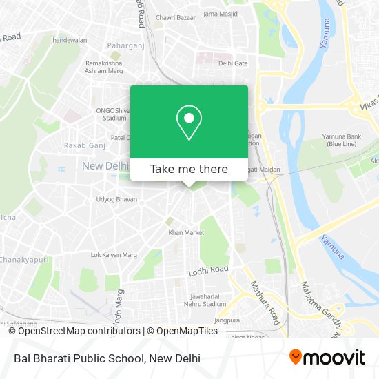 Bal Bharati Public School map