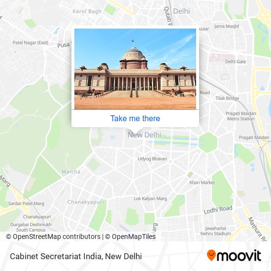 Cabinet Secretariat India map