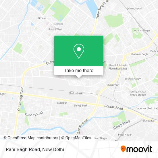 Rani Bagh Road map