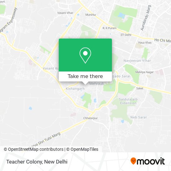 Teacher Colony map