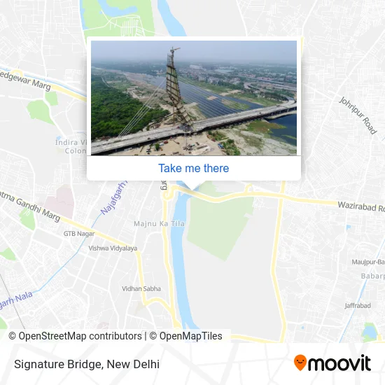 Signature Bridge map