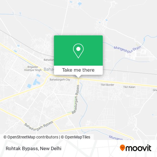 Rohtak Bypass map