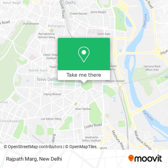 Rajpath Marg map