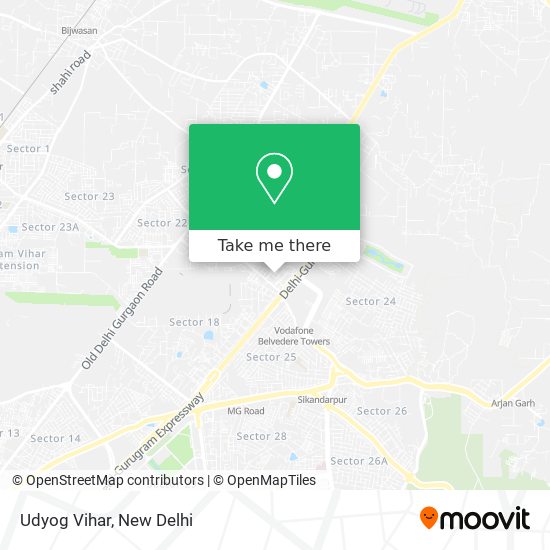 Udyog Vihar map