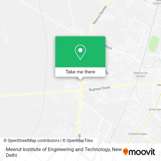 Meerut Institute of Engineering and Technology map