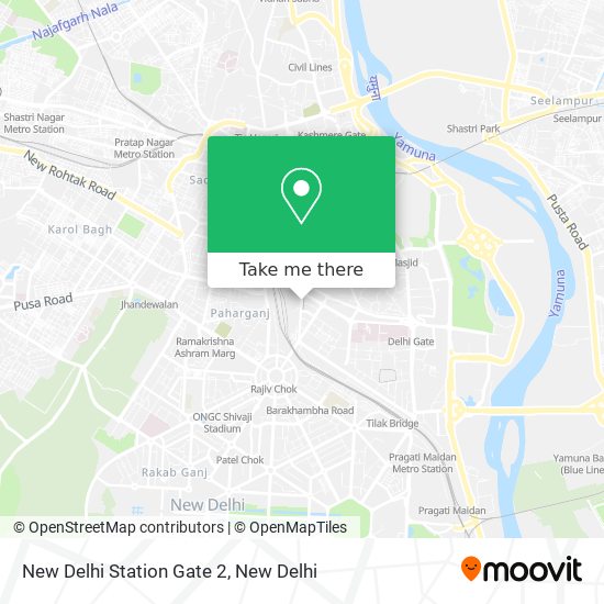 New Delhi Station Gate 2 map