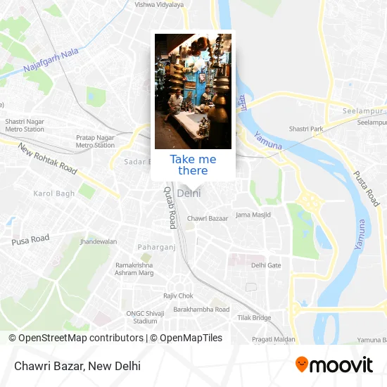 Chawri Bazar map