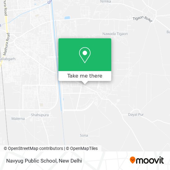 Navyug Public School map