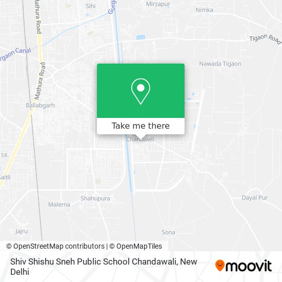 Shiv Shishu Sneh Public School Chandawali map