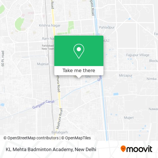 KL Mehta Badminton Academy map