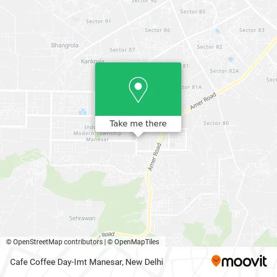 Cafe Coffee Day-Imt Manesar map
