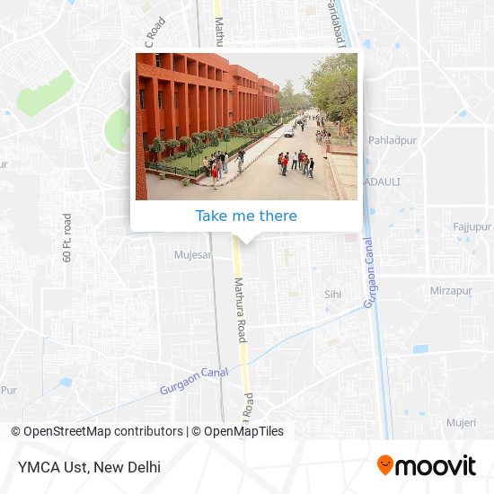 YMCA Ust map