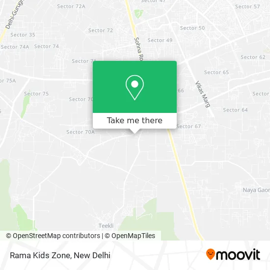 Rama Kids Zone map