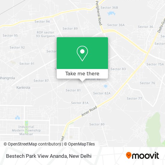 Bestech Park View Ananda map