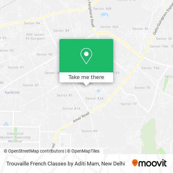 Trouvaille French Classes by Aditi Mam map