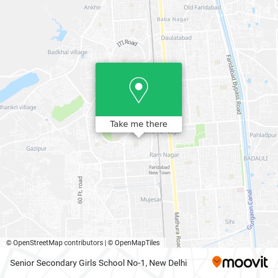 Senior Secondary Girls School No-1 map
