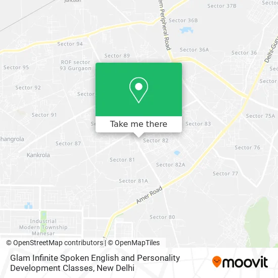 Glam Infinite Spoken English and Personality Development Classes map