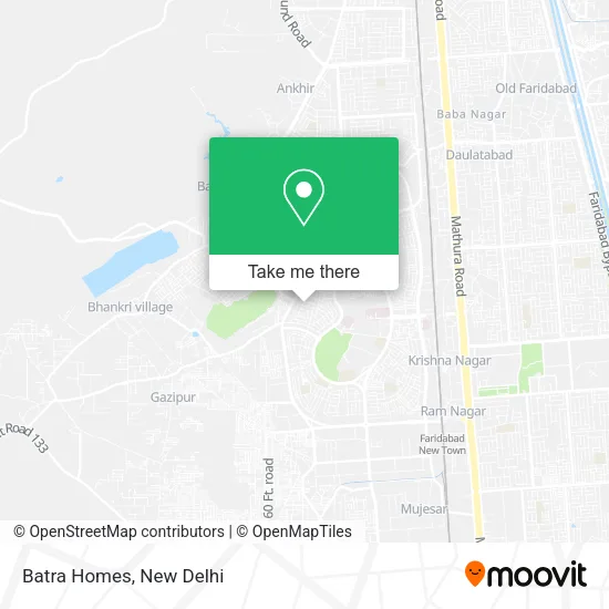 Batra Homes map
