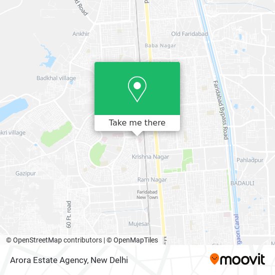 Arora Estate Agency map