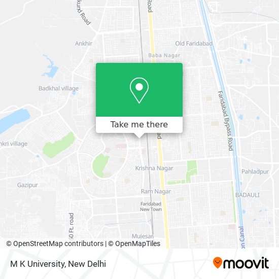 M K University map