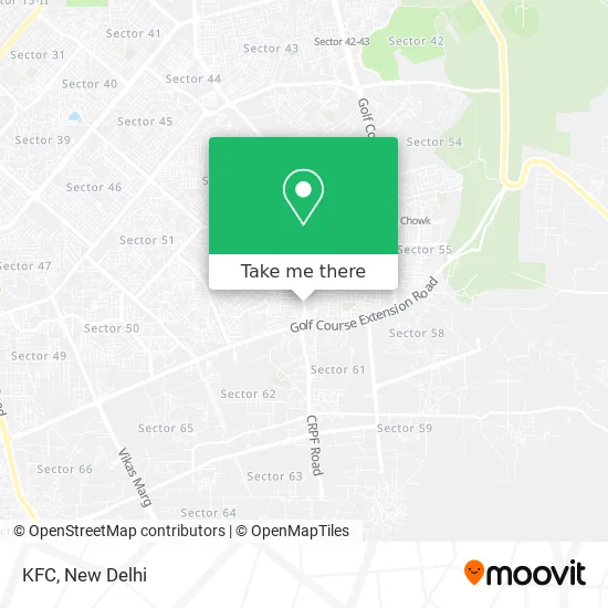 KFC map