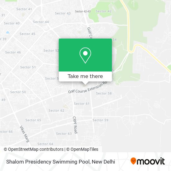 Shalom Presidency Swimming Pool map