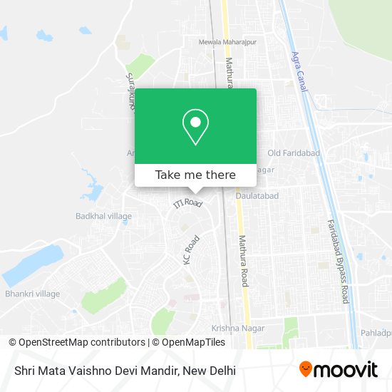 Shri Mata Vaishno Devi Mandir map