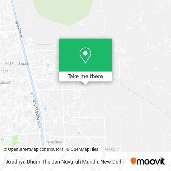 Aradhya Dham The Jan Navgrah Mandir map