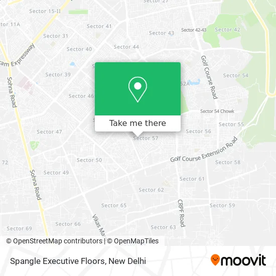 Spangle Executive Floors map