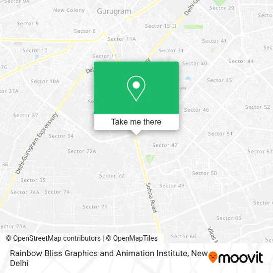 Rainbow Bliss Graphics N Animation Institute map