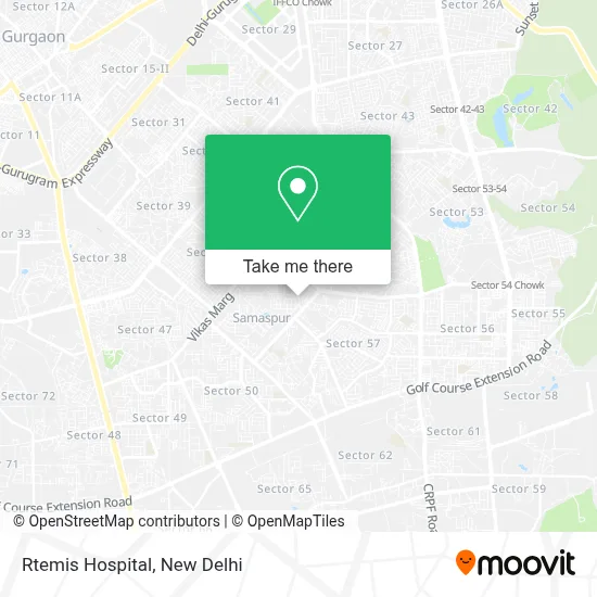Rtemis Hospital map