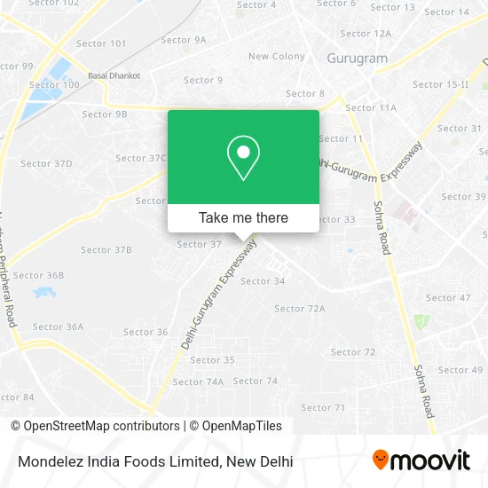 Mondelez India Foods Limited map