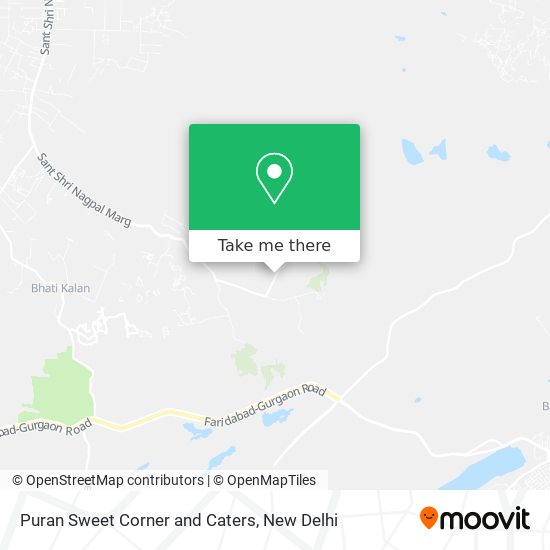 Puran Sweet Corner and Caters map