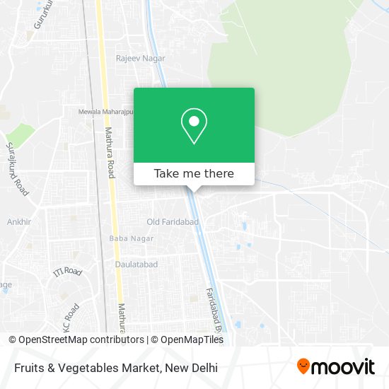 Fruits & Vegetables Market map