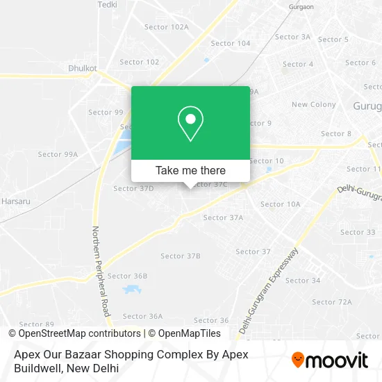 Apex Our Bazaar Shopping Complex By Apex Buildwell map