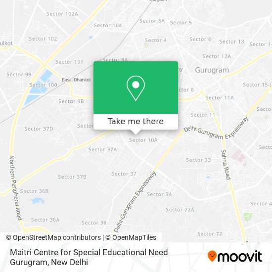 Maitri Centre for Special Educational Need Gurugram map
