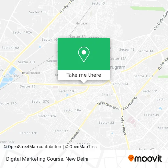 Digital Marketing Course map