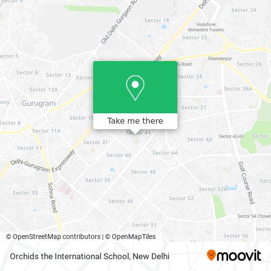 Orchids the International School map