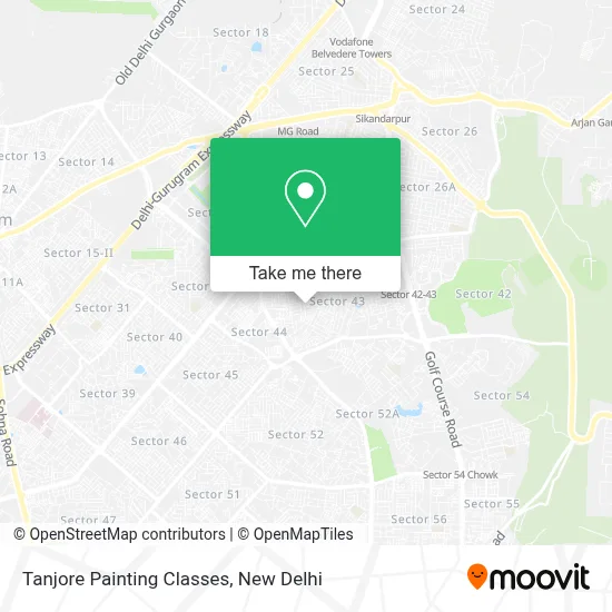 Tanjore Painting Classes map
