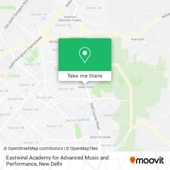 Eastwind Academy for Advanced Music and Performance map
