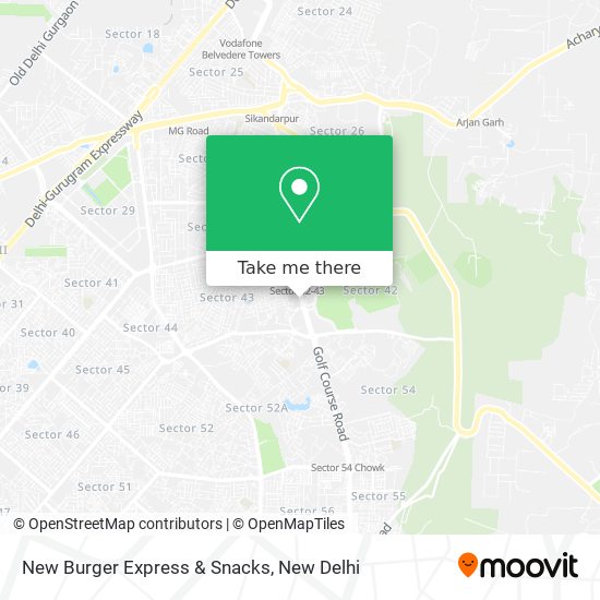 New Burger Express & Snacks map