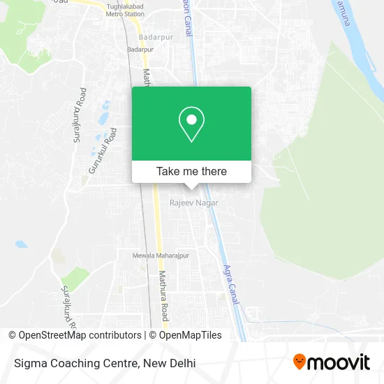 Sigma Coaching Centre map