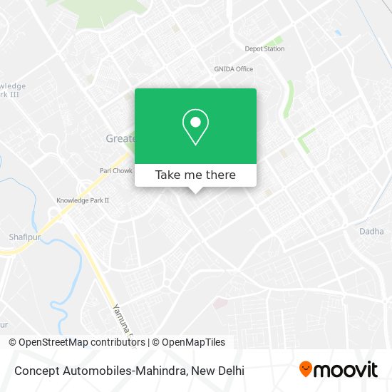 Concept Automobiles-Mahindra map