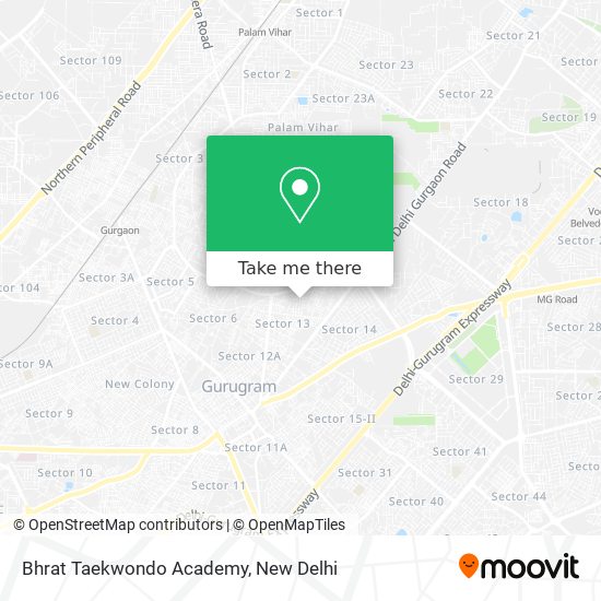 Bhrat Taekwondo Academy map