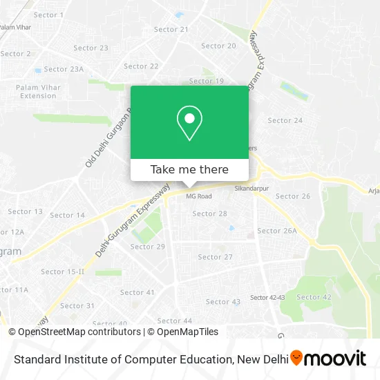 Standard Institute of Computer Education map